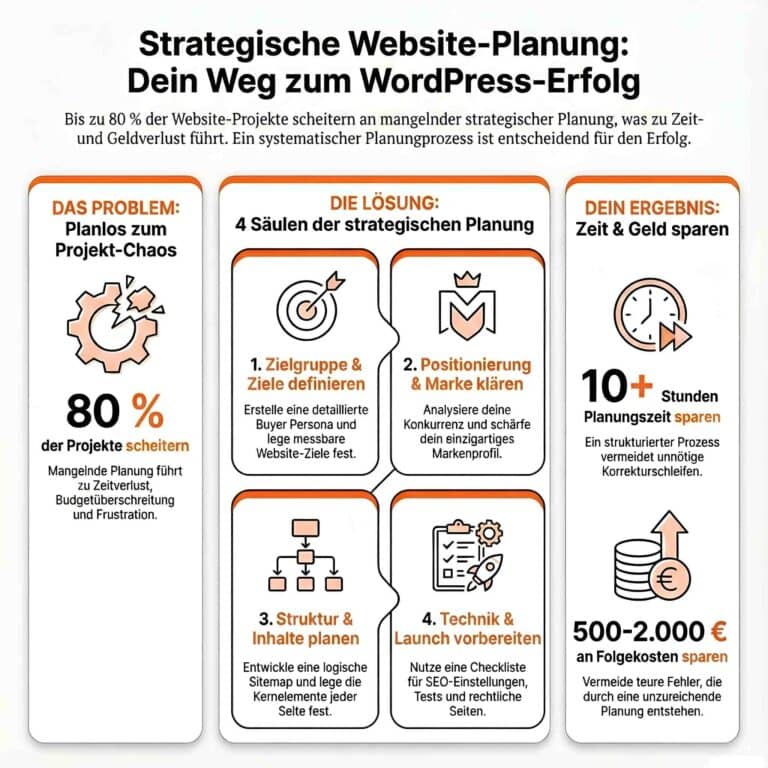 Website Planungs Worksheet