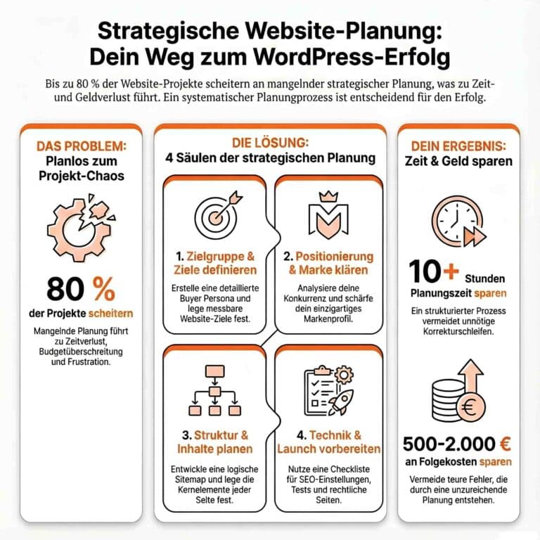 Website Planungs Worksheet