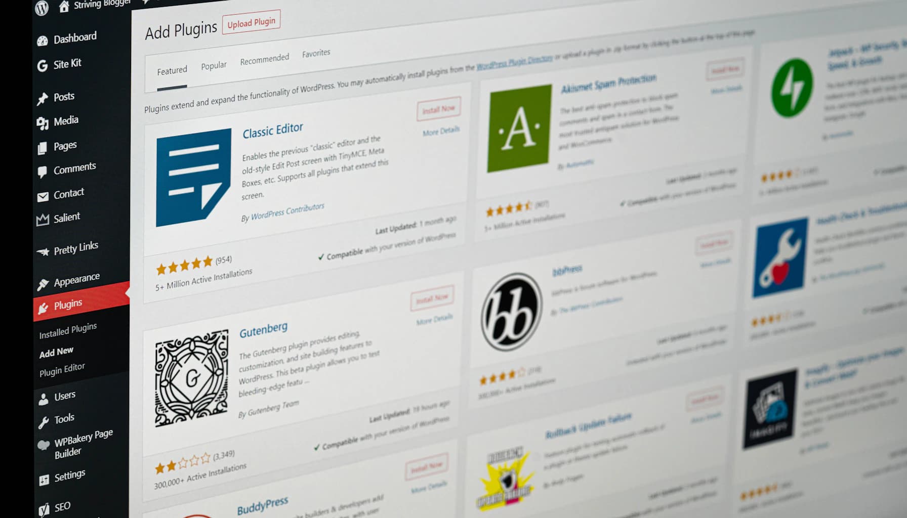 black flat screen computer monitor