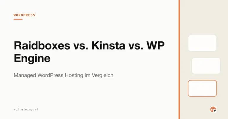 Server-Racks mit WordPress-Logo, drei Hosting-Anbieter im Vergleich