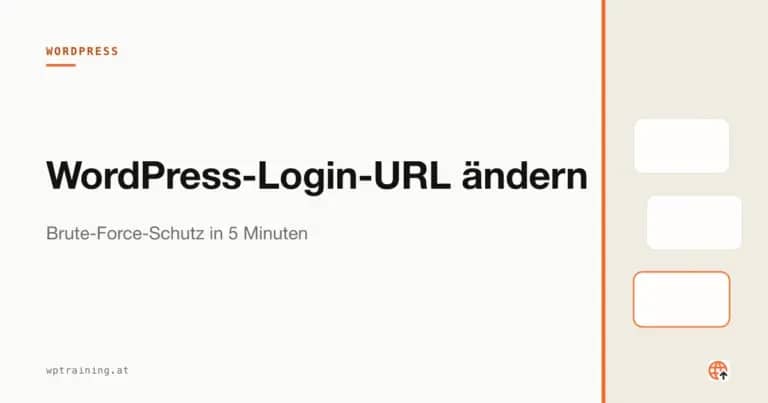 Schloss-Symbol auf einem WordPress-Login-Bildschirm