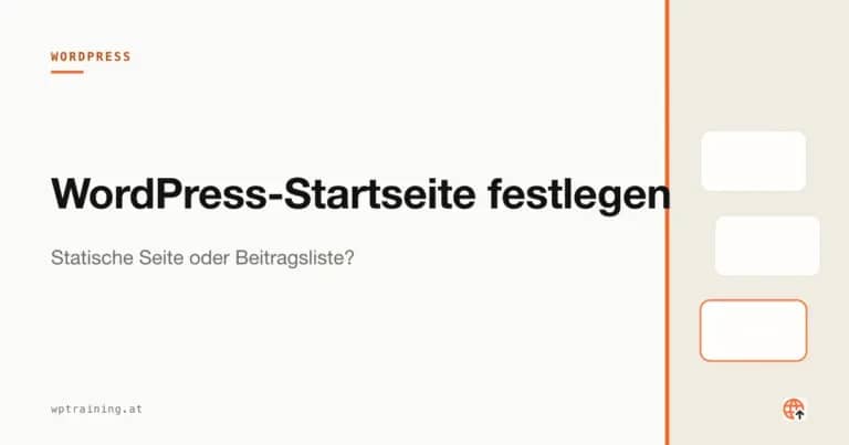 Bildschirm zeigt eine WordPress-Startseite im Vorher-Nachher-Vergleich