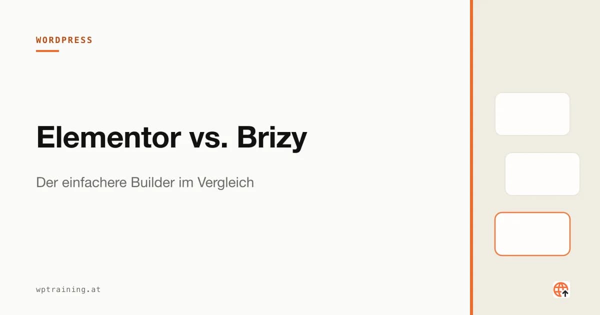 Elementor vs. Brizy: Der einfachere Builder im Vergleich