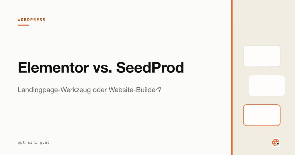 Elementor vs. SeedProd: Landingpage oder ganze Website?
