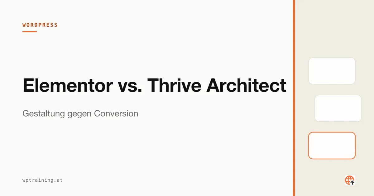 Elementor vs. Thrive Architect: Gestaltung gegen Conversion