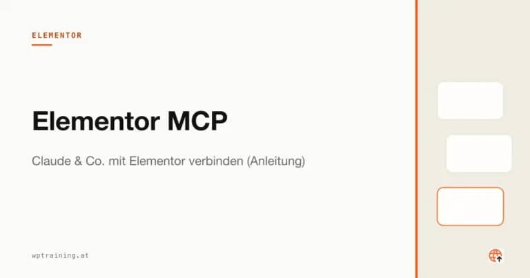 Elementor MCP: Claude, Cursor und Codex arbeiten direkt in Elementor