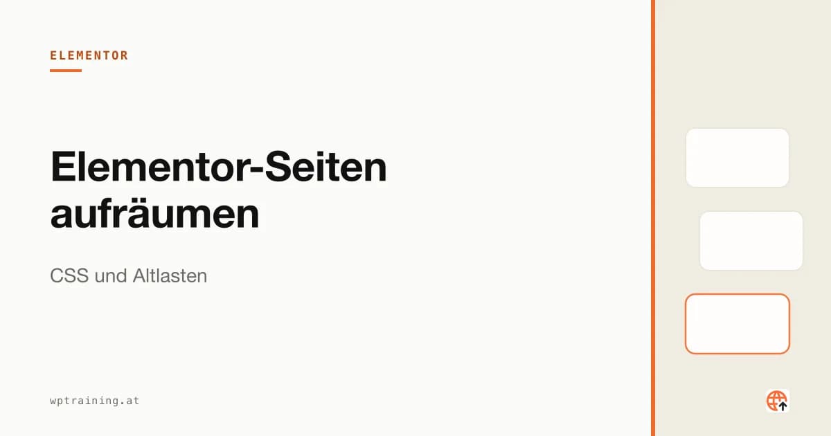 Tidying Up Elementor Sites: Unused CSS, Widgets and Old Baggage