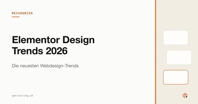 Elementor Design Trends 2026: Die neuesten Webdesign-Trends