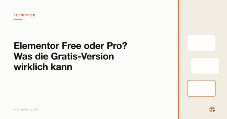 Elementor Free oder Pro? Was die Gratis-Version wirklich kann