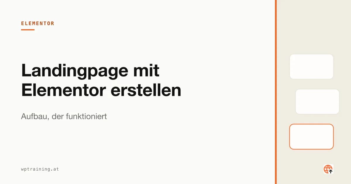 Building a Landing Page with Elementor: A Structure That Works