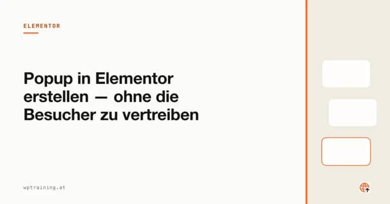 Popup in Elementor erstellen — ohne die Besucher zu vertreiben