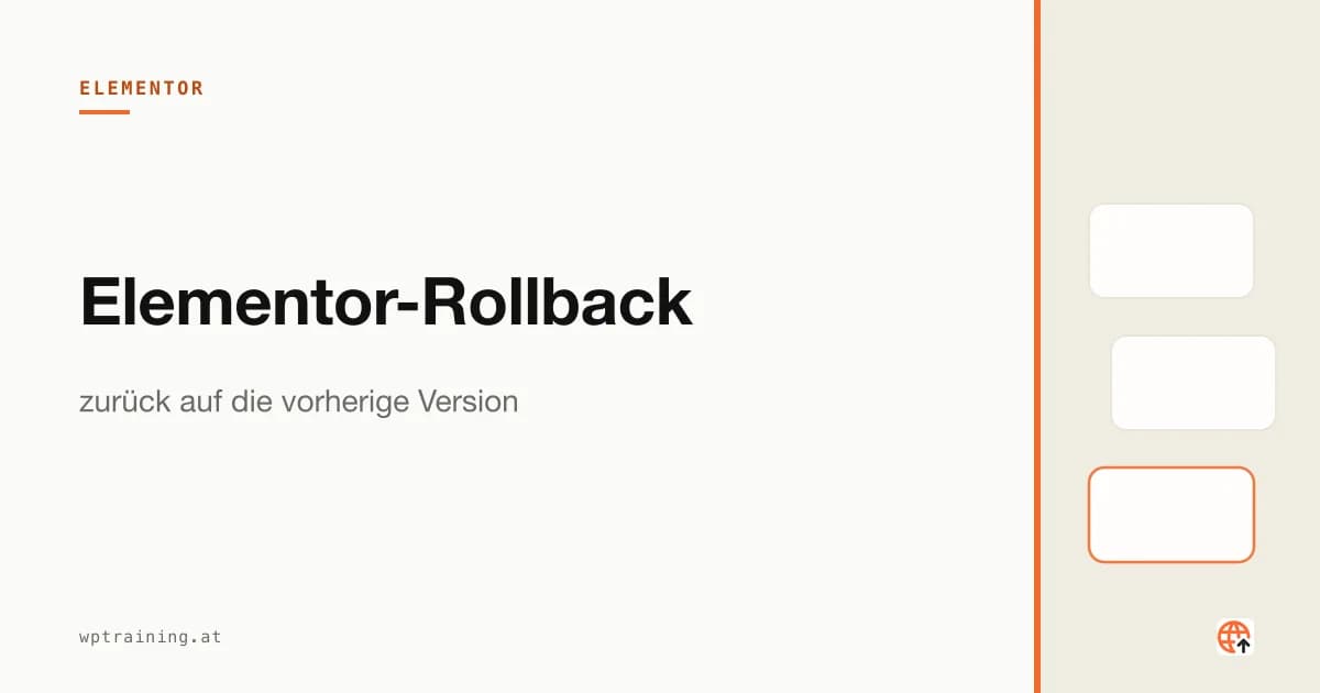 Elementor Rollback: Going Back to the Previous Version