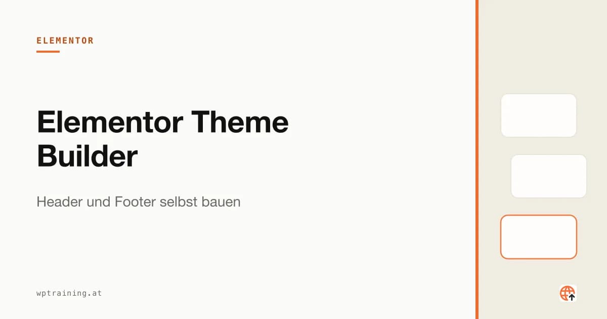 Elementor Theme Builder: Building Your Own Header and Footer
