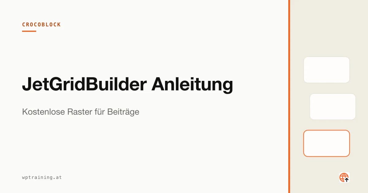 JetGridBuilder Anleitung: Kostenlose Raster für Beiträge