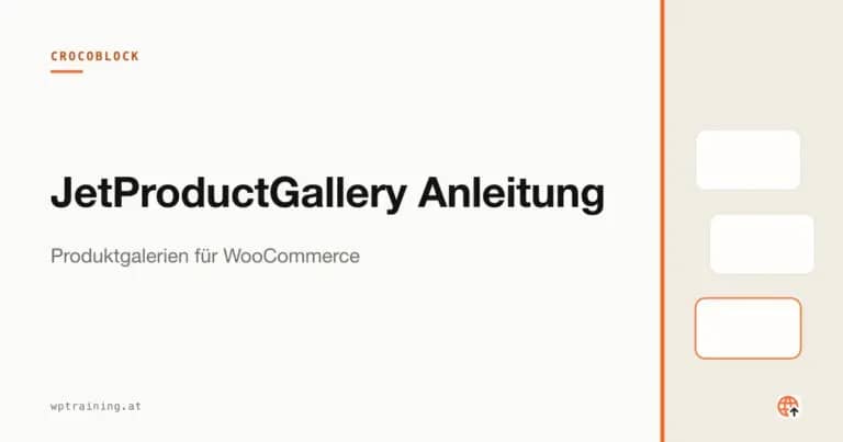 JetProductGallery Anleitung: Produktgalerien für WooCommerce