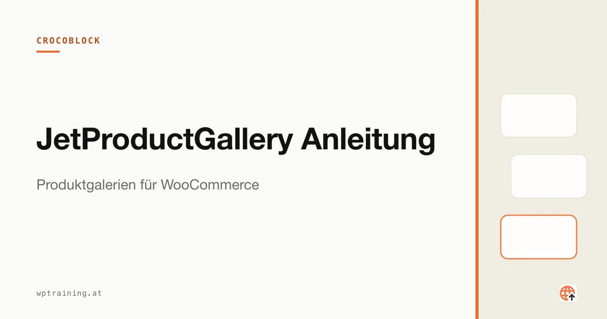 JetProductGallery Anleitung: Produktgalerien für WooCommerce