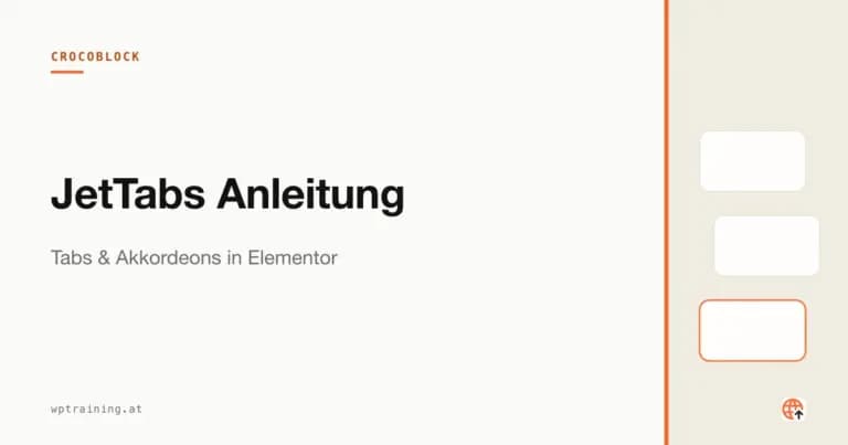 JetTabs Anleitung: Tabs & Akkordeons in Elementor