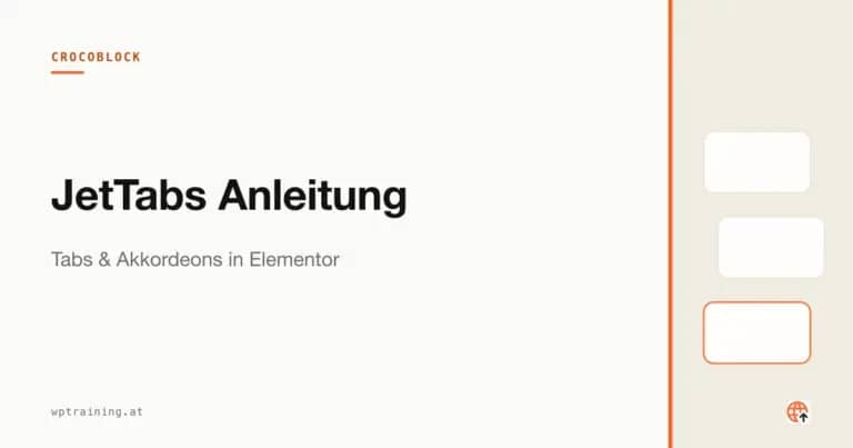 JetTabs Anleitung: Tabs & Akkordeons in Elementor